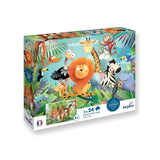 Calypto 24pc 2pk Puzzles - Wild Animals