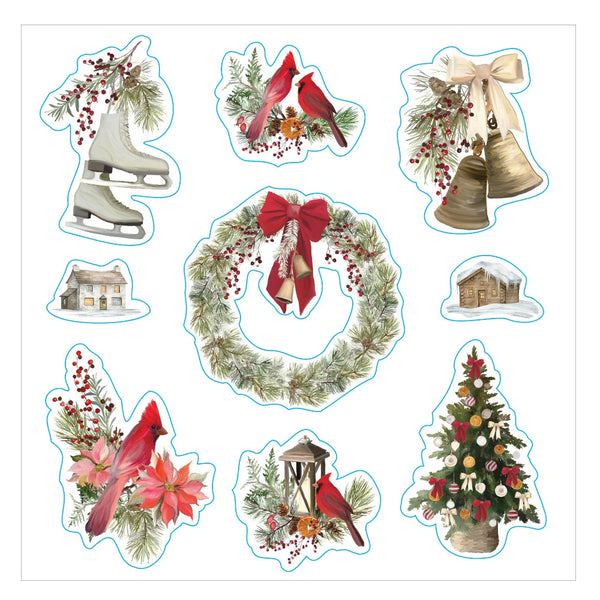Peter Pauper Press Sticker Book - Merry & Bright Christmas!