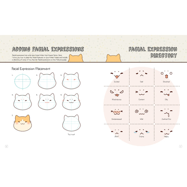 Chartwell Activity Kit - draw & Color Kawaii Kitties