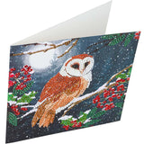 Crystal Art Card Kit - Barn Owl