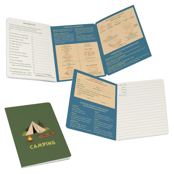 Unemployed Philosophers Guild Pocket Notebook - Camping