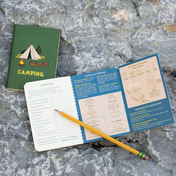 Unemployed Philosophers Guild Pocket Notebook - Camping