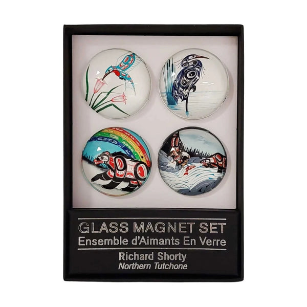 Indigenous Collection Glass Magnet (Set of 4) - Richard Shorty