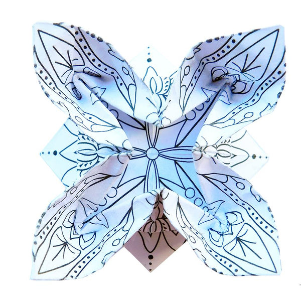 Fridolin Colouring Origami - Mandala Lotus