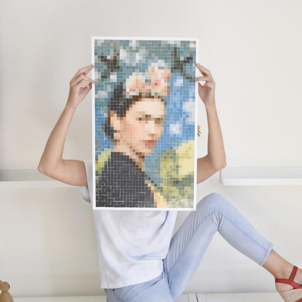 Poppik Sticker Poster - Frida Kahlo