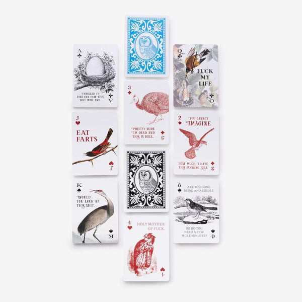 Effin' Birds Playing Cards By Aaron Reynolds