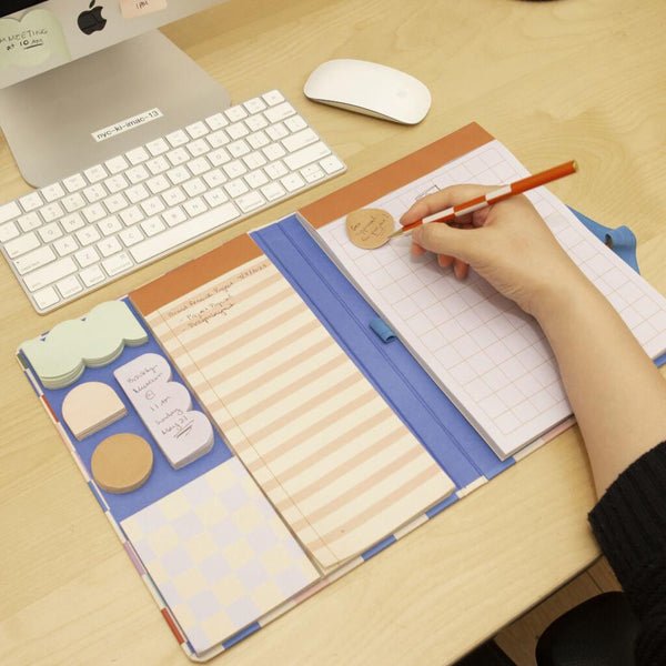 Kikkerland Notebook & Sticky Note Set