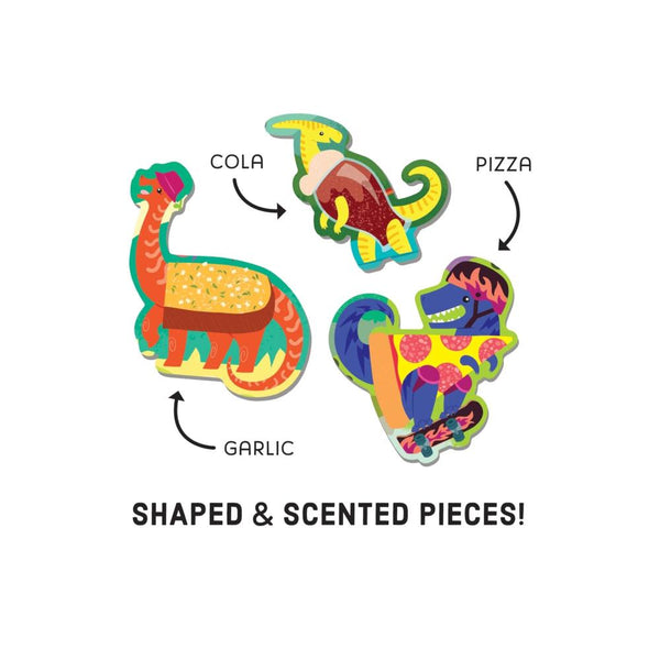 Mudpuppy 60pc Scratch & Sniff Puzzle - Pizzasaurus
