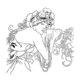 Fridolin Colouring Art Kit - Art Nouveau