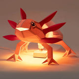 PaperCraft World 3D Model DIY Lamp Kit - Axolotl