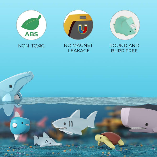 Halftoys Magnetic 3D Puzzle - White Shark
