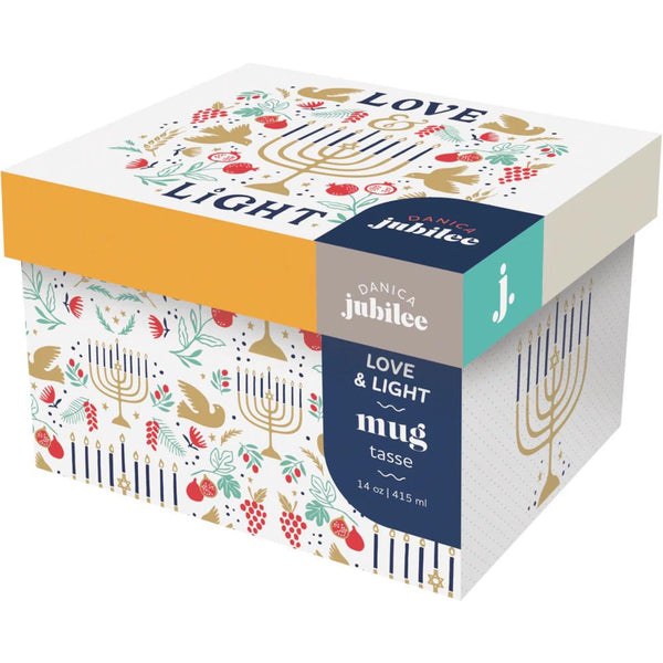 Danica Jubilee 14oz Mug in Gift Box - Love & Light (Ó)