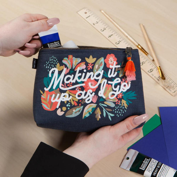 Danica Small Zipper Pouch - Superbloom