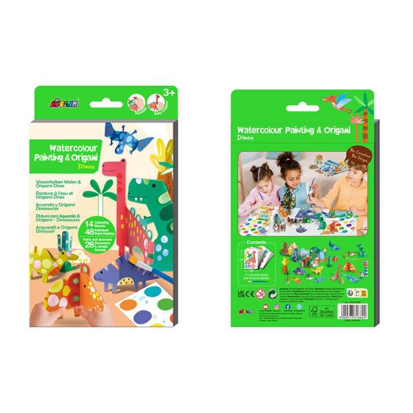 Avenir Watercolour Painting & Origami Kit, Assorted
