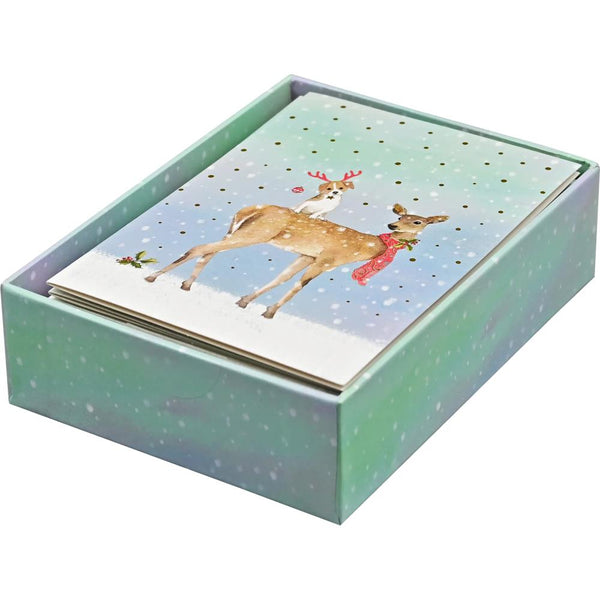 Peter Pauper Press Holiday Boxed Cards 20pk - Winter Friends