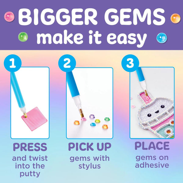 Creativity for Kids Bubble Gems Super Sticker - Bubble Tea