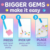 Creativity for Kids Bubble Gems Super Sticker - Ice Cream
