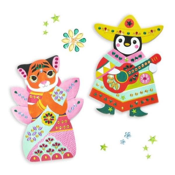 Djeco Create With Stickers - Rhinestones