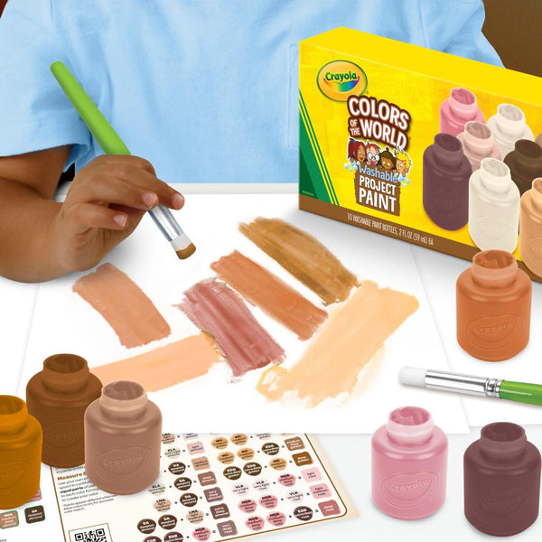 Crayola Washable Paint Set 10pk - Colours of the World