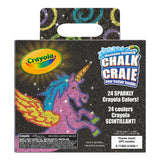 Crayola Sidewalk Chalk 24pk Glitter Colours