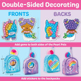 Creativity for Kids Bubble Gems Backpack Keychains