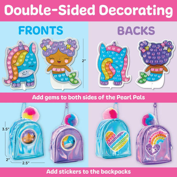 Creativity for Kids Bubble Gems Backpack Keychains