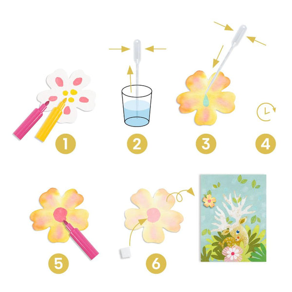 Djeco Create with Blotting Paper Kit