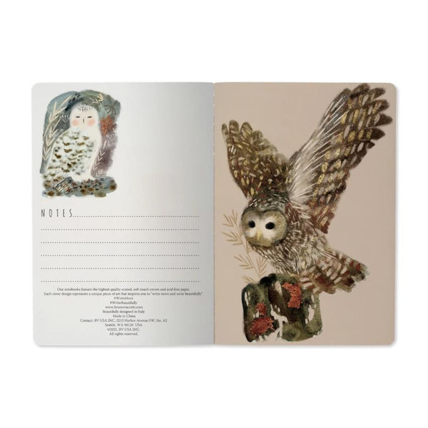 Bruno Visconti A5 Notebook - Owls