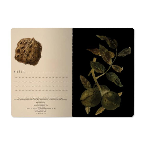 Bruno Visconti A5 Notebook - Forest Flora