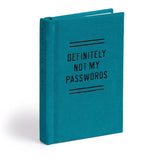 Brass Monkey Password Diary - Definitely Not My Passwords