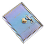 Victoria's Journals Heart Lock Diary - Hush Hush Iridescent Blue