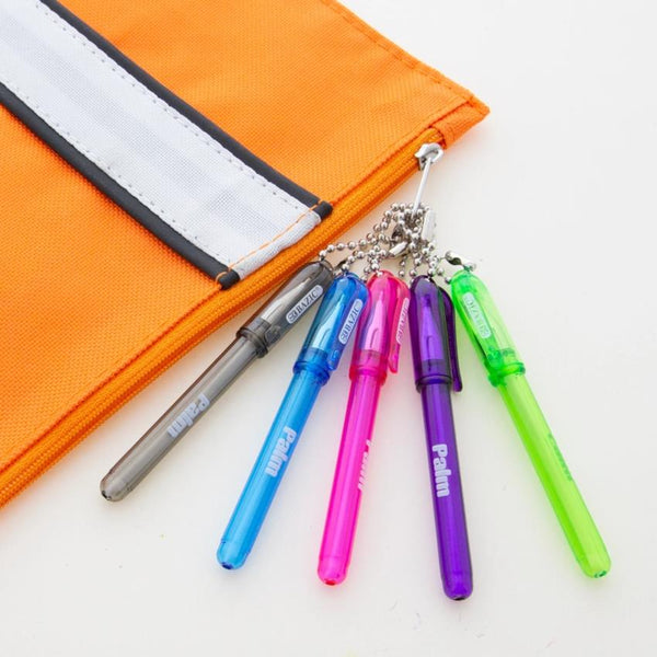 Bazic Palm Mini Ballpoint Pen with Key Ring 5pk