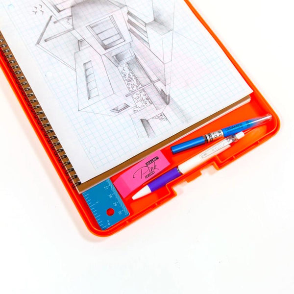 Bazic Translucent Clipboard Storage Case, Assorted