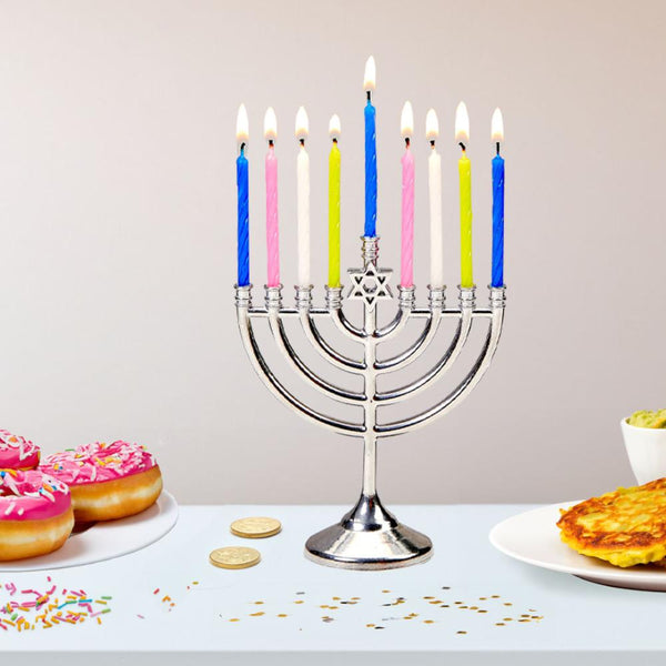 Rite Lite Mini Menorah Set with 48pk Birthday Candles