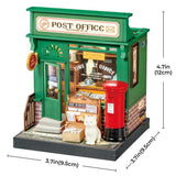 Robotime Rolife DIY Mini Model Kit - Century Post Office
