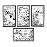 Brass Monkey Magic Velvet Colouring Set - Moody Cats