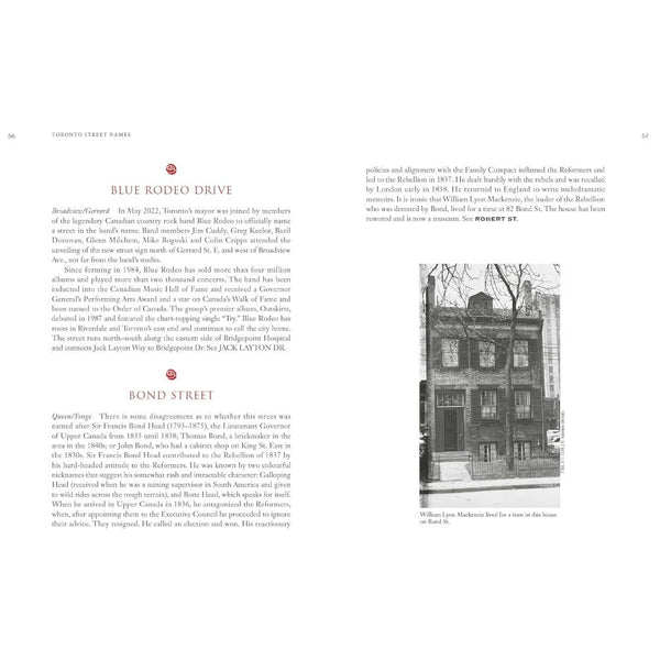 Toronto Street Names: An Illustrated Guide to Their Origins by Leonard Wise & Allan Gould