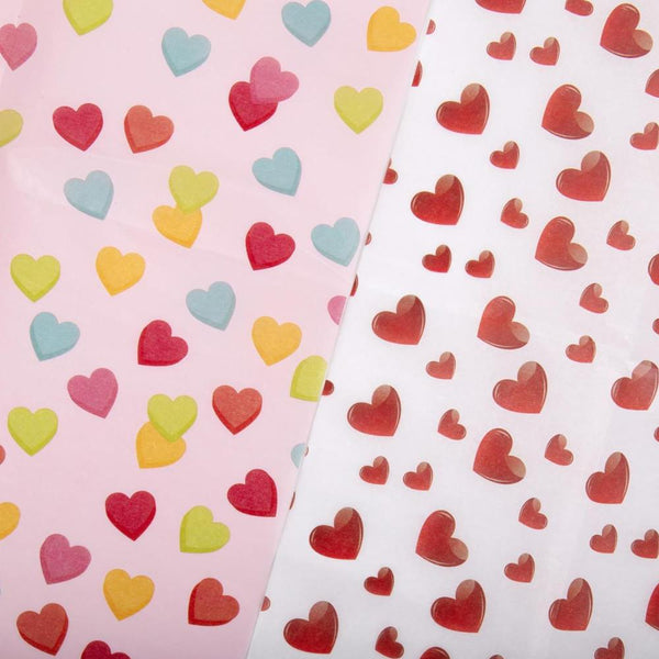 Paper Trendz Gift Tissue Paper 6pk - Hearts, Assorted