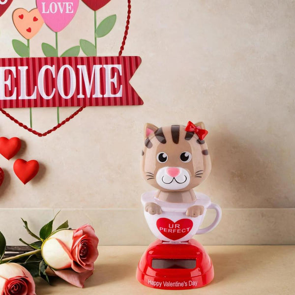 CTG Valentine's Dancing Solar Cat