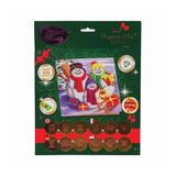 Craft Buddy DIY Crystal Art Card Kit - Snowman Family