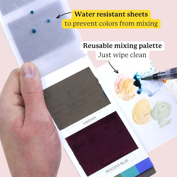 Viviva Colors Colorsheets Watercolour Set - Original 16 Colours