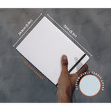 Etchr 100% Cotton Mixed Media Sketchbook, A5 Landscape, Cold Pressed