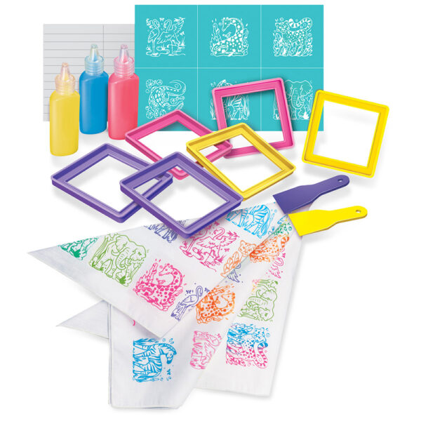 4M KidzMaker Easy-To-Do Fabric Screen Printing Kit