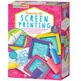 4M KidzMaker Easy-To-Do Fabric Screen Printing Kit