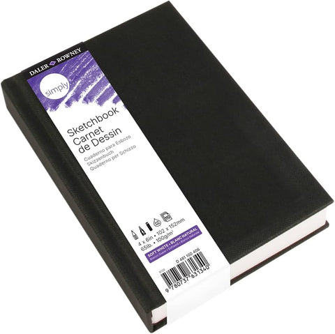 Daler-Rowney Simply Hardbound Sketchbook 4"x6"
