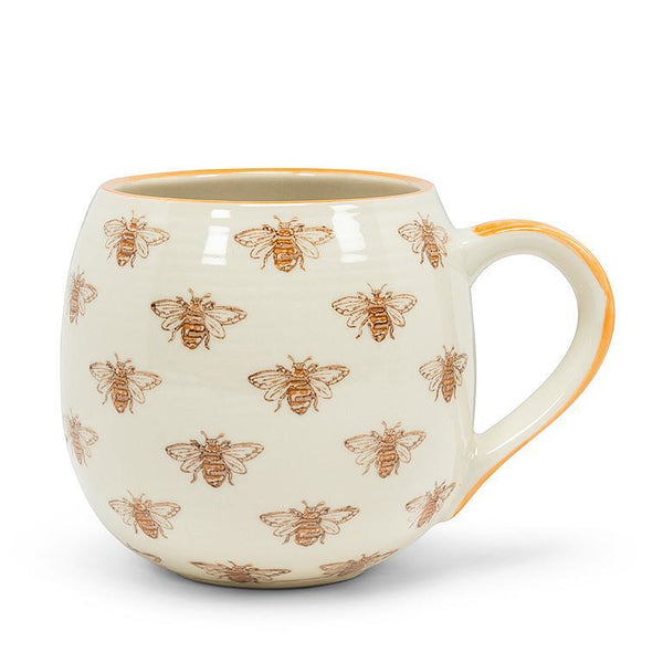 Abbott Stoneware Mug 16ox - Allover Bee