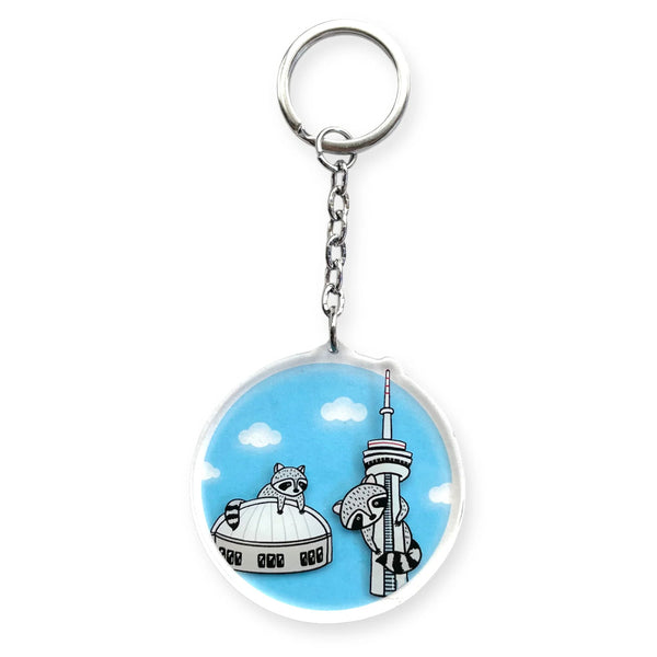 Crywolf Keychain - Toronto Raccoons Dome & Tower