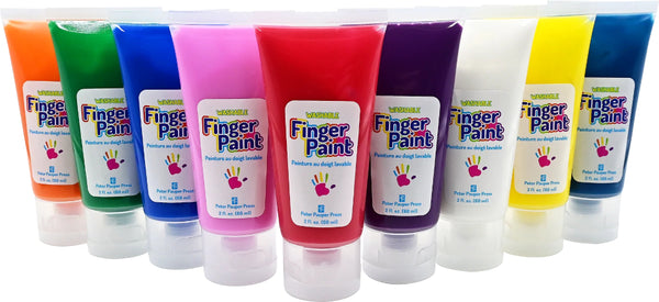 Peter Pauper Press Studio - Junior Finger Paint Set (9 Colours)
