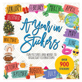 Peter Pauper Press Sticker Book - A Year in Stickers