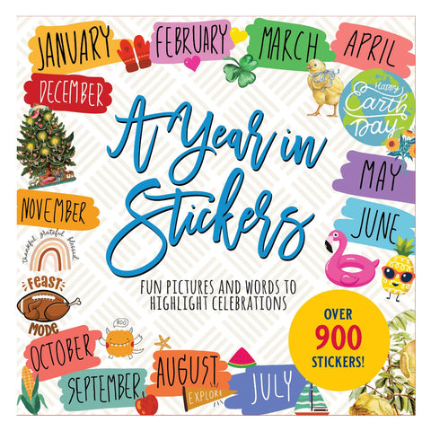 Peter Pauper Press Sticker Book - A Year in Stickers